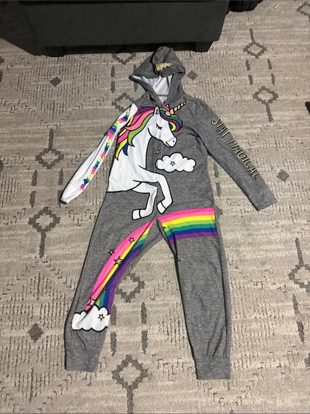Kids Unicorn Rainbow Onesie